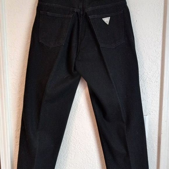 Vintage 80s/90s Black Denim Guess Jeans - Picture 5 of 9